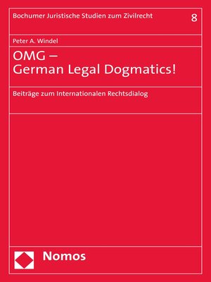 cover image of OMG – German Legal Dogmatics!